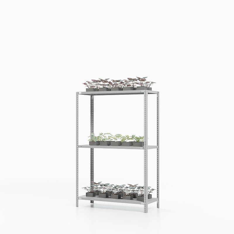 Стеллаж ТС Лайт 1000х1200х400, 3 полки перф.