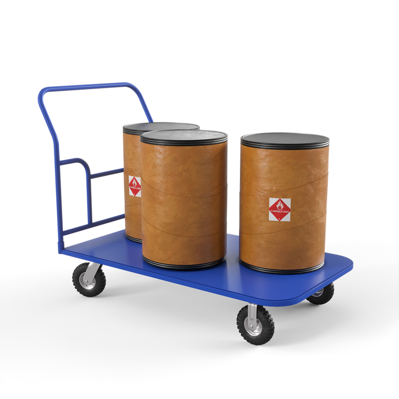 Тележка платформенная ТПТ (г/п 300 кг, 1000x600 мм, колеса пневматические 250 мм)