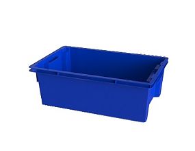 Ящик универсальный пищевой конусный сплошной 600х400х200 (12.433F.71.PE.R)