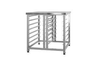 Подставка для пароконвектомата ПДПп - 900x700x900 Profi Ral, 7 уровней, 2 ряда для гастроемкостей GN 1/1
