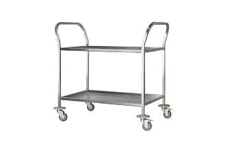 Тележка для сервировки ТДСп - 800x500x860 Profi Inox, 3 уровня