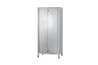 Шкаф кухонный ШЗКп - 1500x500x1800 Profi Ral, двери-купе, полки сплошн. 2 шт., цинк, без к-та замков