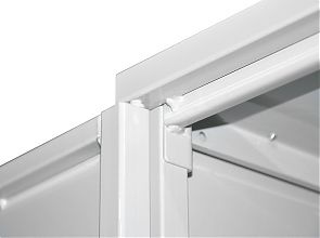 Стеллаж-шкаф СТ-200 с сетчатыми дверьми 3000х1030х400, 5 полок