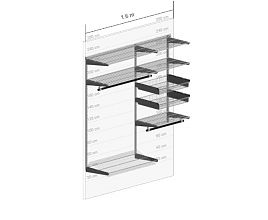 Гардеробная система GS. Гараж №2
