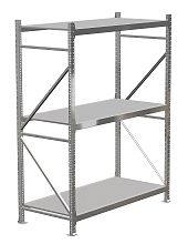 Стеллаж MS Pro 2000х1500х800, 3 яруса, оц.