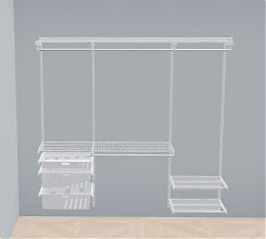 Гардеробная система Практик Home. Прихожая Large №9