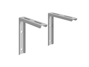 Комплект кронштейнов панели (2 шт.) серый