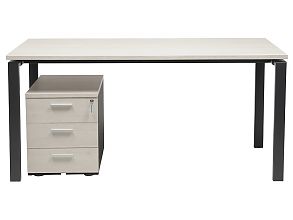 Стол NT 120X70 вяз натуральный/серый