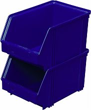 Пластиковый ящик 250х148х130 мм 7967 (синий)