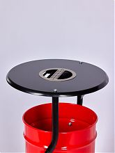 Урна уличная с пепельницей и крышкой