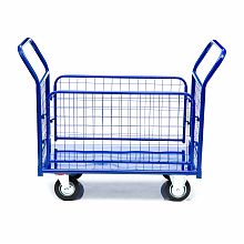 Тележка платформенная КПО-500С-200-И , с бортами, 600х1150мм