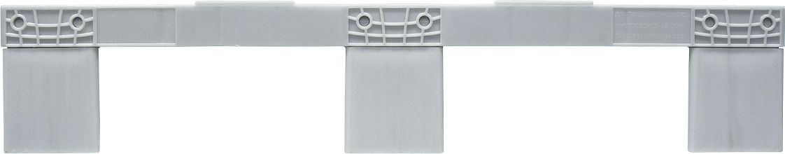 Паллет 800x600х150 сплошной, на 3-х полозьях (TR 680)