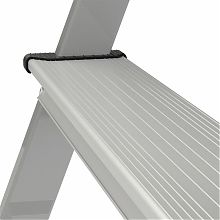 Стремянка стальная с алюминиевыми ступенями и органайзером NV1135.3