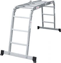 Лестница-трансформер алюминиевая, ширина 400 мм NV1322.3.4
