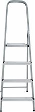 Стремянка стальная с алюминиевыми ступенями NV1130.4