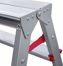 Профессиональная двухсторонняя алюминиевая стремянка NV3120.2