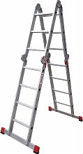 Профессиональная алюминиевая лестница-трансформер, ширина 400 мм NV3320.3