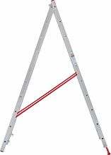 Лестница алюминиевая двухсекционная многофункциональная NV2220.7