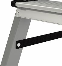Стремянка стальная с алюминиевыми ступенями и органайзером NV1135.3