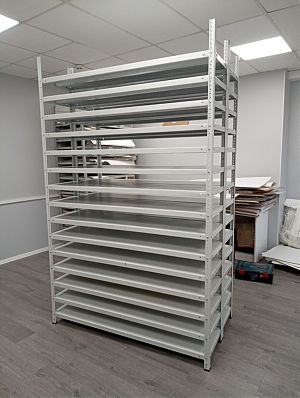 Установили стеллажную систему МС-750