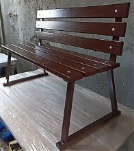 Скамейка уличная без подлокотников 770(400)х1000х540