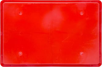 Ящик сплошной 600x400x200 (красный)