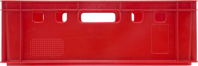 Ящик сплошной 600x400x200 (красный)