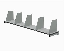 Разделители для верхней полки 400 мм (комплект 5 шт, RAL7035)