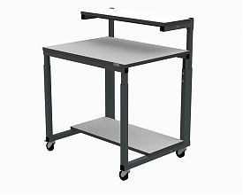 Стол компьютерный 900х700 мм (RAL7012)