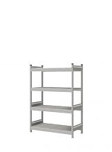 Стеллаж СТ-023 полочный 1800x1200x600 4 яруса цинк