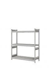 Стеллаж СТ-023 полочный 1800x1500x600 3 яруса цинк