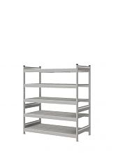 Стеллаж СТ-023 полочный 1800x1500x800 5 яруса цинк