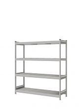 Стеллаж СТ-023 полочный 2000x1800x600 4 яруса цинк