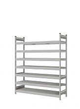 Стеллаж СТ-023 полочный 2200x1800x600 7 яруса цинк