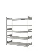 Стеллаж СТ-023 полочный 2200x1800x800 5 яруса цинк