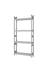 Стеллаж СТ-023 полочный 2500x1200x300 4 яруса цинк