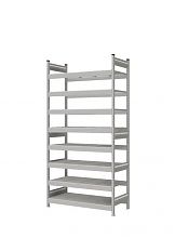 Стеллаж СТ-023 полочный 2500x1200x600 8 яруса цинк