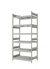 Стеллаж СТ-023 полочный 2500x1200x800 6 яруса цинк