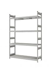 Стеллаж СТ-023 полочный 3000x1800x600 4 яруса цинк