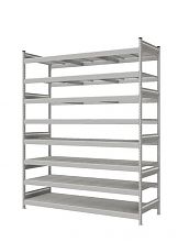 Стеллаж СТ-023 полочный 2700x2100x800 8 яруса окрашен