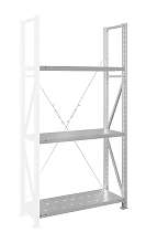 Стеллаж MS U 300x150x60/3 (Нагрузка на полку 300, перфорированная) ДС