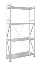 Стеллаж MS U 300x70x50/4 (Нагрузка на полку 200, сплошная)