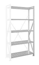 Стеллаж MS U 300x150x80/5 (Нагрузка на полку 300, перфорированная) ДС