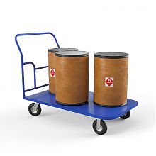 Тележка платформенная ТПТ (г/п 300 кг, 1200x600 мм, колеса пневматические 210 мм)