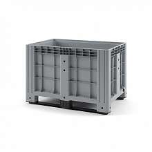 Пластиковый контейнер iBox 1200х800 сплошной на полозьях